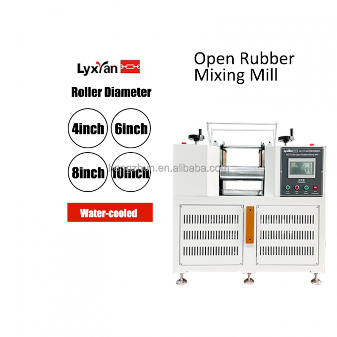 Dwie maszyny do mieszania gumy z otwartym młynem z otwartą maszyną do mieszania gumy 1
