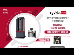 steel bar hydraulic utm tensile strength testing machine