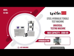 UTM Hydraulic Tensile Test Machine Max Load 2000kN Test Force Resolution