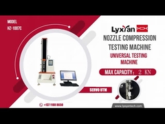 Servo UTM 2kn max load Push-type spray head Nozzle compression strength testing machine equipment