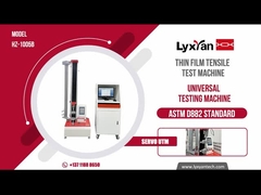 Tensile Strength Testing Equipment 0.5 Grade Accuracy Servo Utm 5kn Max Load ASTM D882 For Thin Film