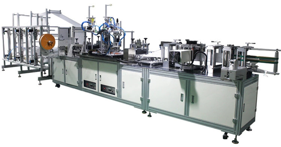 Ultrasonic 10KW Face Mask Making Machine , Multifunctional Mask Production Line