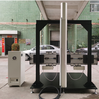 Electronic Products Double Wings Drop Testing Machine With Touch Screen Control