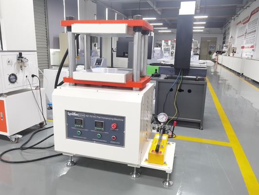 Rubber Press Flat Vulcanizing Plate Machine Manual Type Press Rubber Heating Pressing Machine Capacity 20t