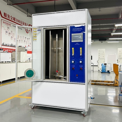 Single Wire Vertical Burning Tester Machine With Standard IEC60332 Blue Flame Core Height 46~78mm