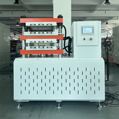 Rubber Plate Vulcanizing Compression Molding Press Machine With Double Layer High Efficiency 300 Degree Celsius