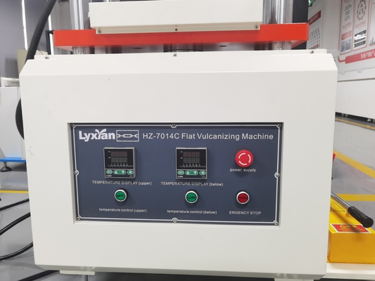 Manual Type Press Vulcanizing Equipment Rubber Capacity 20t Flat Plate Press Vulcanizer Plate
