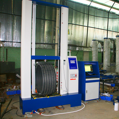 Stiffness Testing Machine Equipment Meeting ISO 9969 Standard 300kn Max Load For FRP / GRP / GRE Pipe Ring