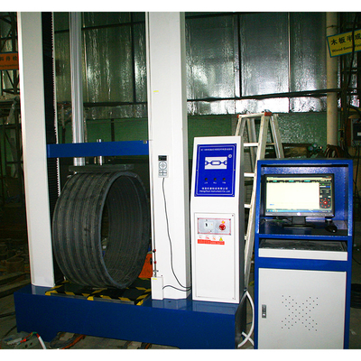 Stiffness Testing Machine Equipment Meeting ISO 9969 Standard 300kn Max Load For FRP / GRP / GRE Pipe Ring