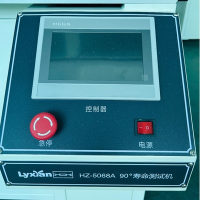 90° Rotation Fatigue Life Testing Machine Equipment For Monitor Stand 80-650 Mm Adjustable Height Distance Fixture Plate