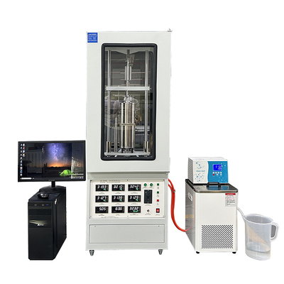 고무 열 전도성 테스트 장비 표준 ASTM D5470-12을 충족 압력 측정 범위 0 ~ 1000N