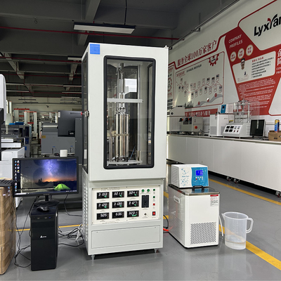 고무 열 전도성 테스트 장비 표준 ASTM D5470-12을 충족 압력 측정 범위 0 ~ 1000N