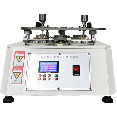 Textile Test Equipment 4 Station Martindale Abrasion Test Equipment ISO12947 Effective Friction Diameter Of A Type 200g Friction Head