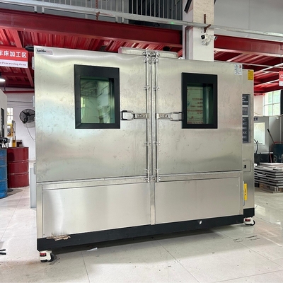 Stainless Steel Walk-in Packaging Box Water-cooled Temperature Humidity Test Chamber Equipment For Package Frequency Conversion Save Energy Type cooling time About 0.7℃~1.0℃/min