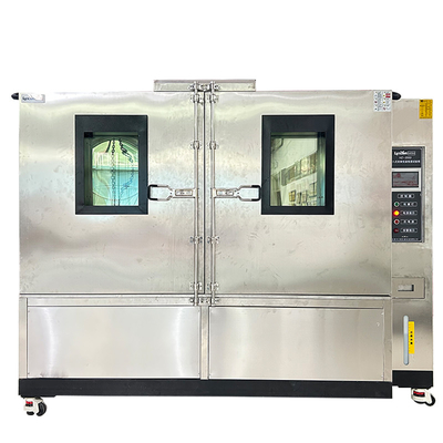 Stainless Steel Walk-in Packaging Box Water-cooled Temperature Humidity Test Chamber Equipment For Package Frequency Conversion Save Energy Type cooling time About 0.7℃~1.0℃/min