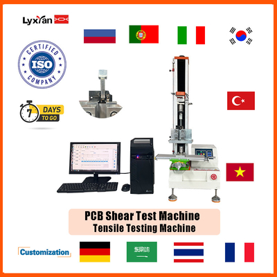 Lixian Brand 1 KN Capaciteit PCB Board Shear And Tensile Testing Equipment Universele testmachine