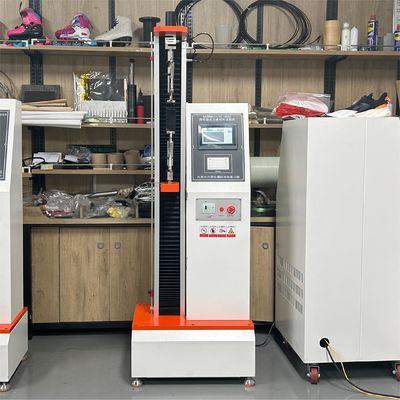 Máy thử nghiệm phổ quát tiêu chuẩn thử nghiệm ASTM D2209 cho thiết bị thử nghiệm độ bền da 5kn Max Load