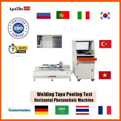 Lixian Universal Testing Machine 20-station Multi-Busbar Horizontale fotovoltaïsche lasband Peeling Force Testing Machine Equipment